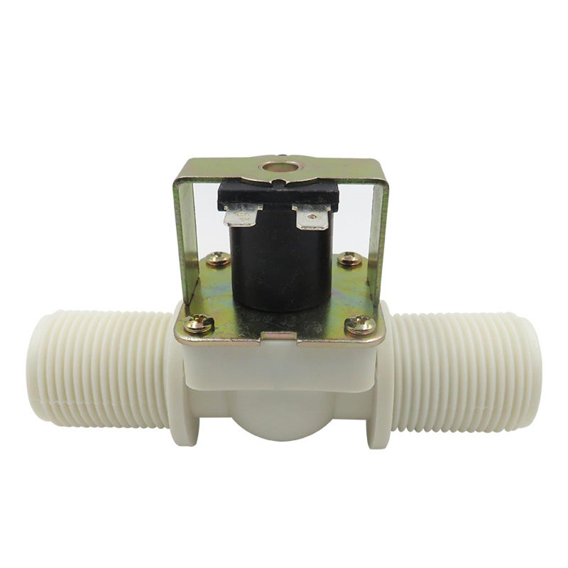 GREDIA 3/4" DC 12V Solenoid Valve N/C Normally Closed Water Inlet Flow Switch - Image 1